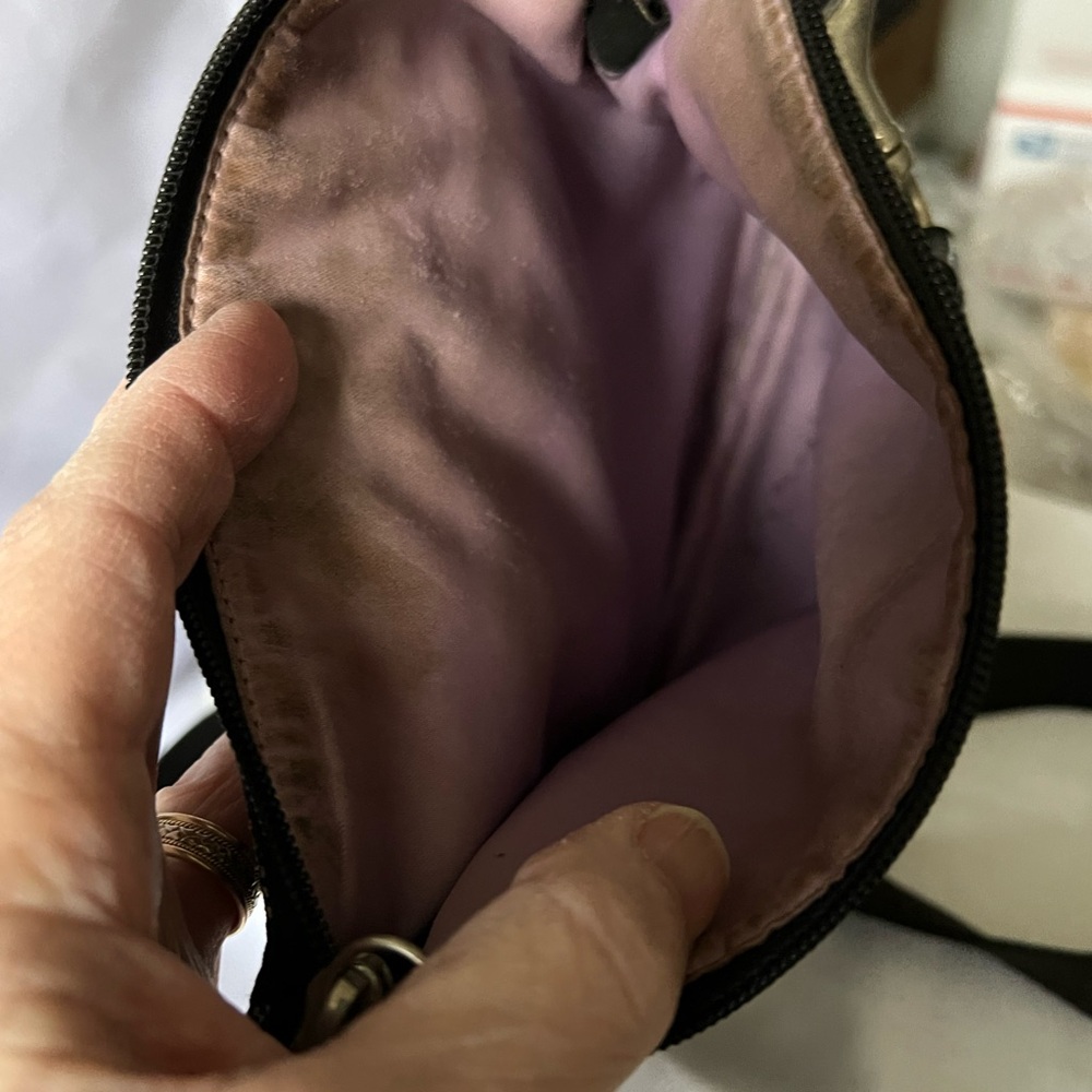 Coach Black and Tan Patterned Crossbody Bag ⭐️PROJECT⭐️ - Picture 3 of 5